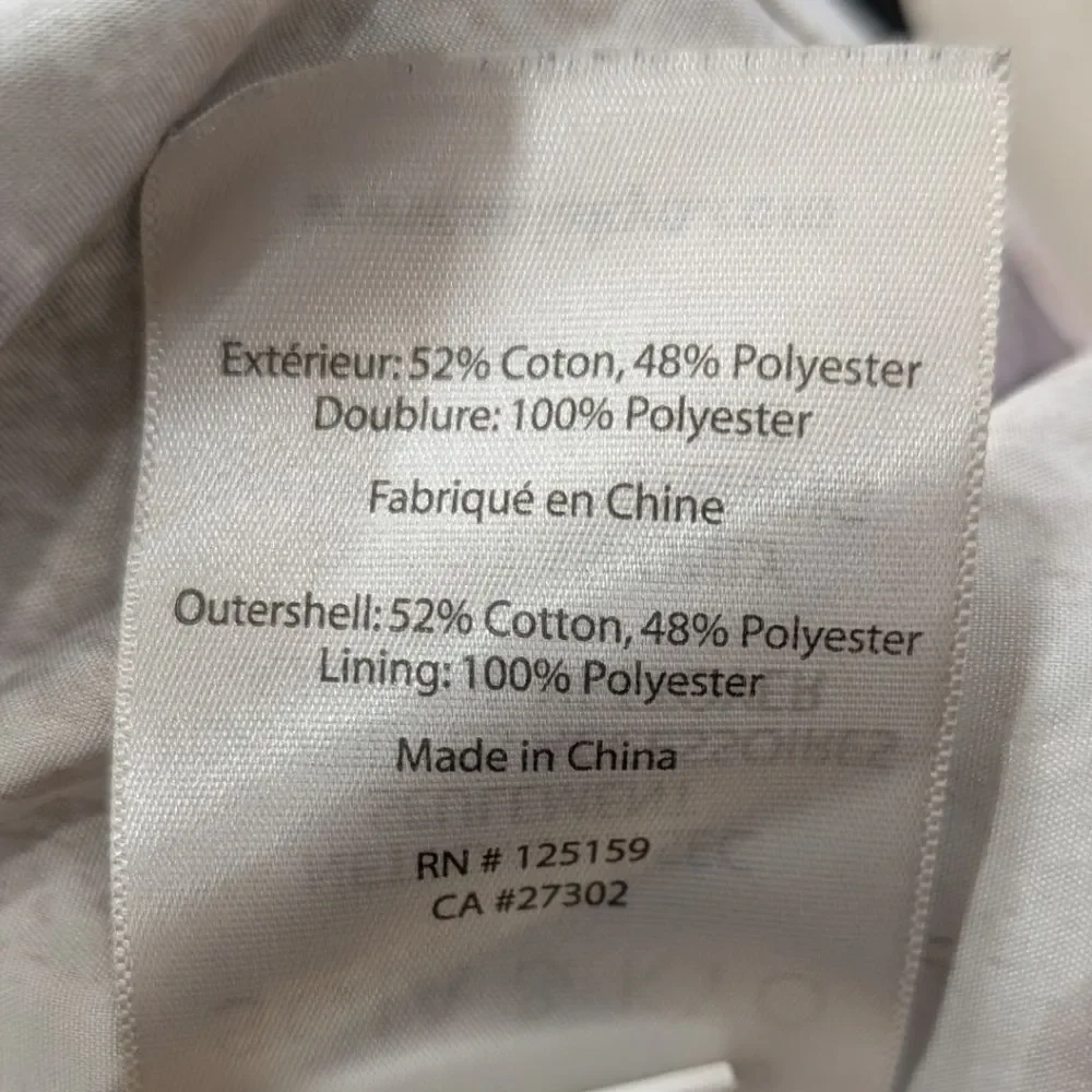 Soia & Kyo Lightweight Floral Lined Double Breasted Trench Coat - Black Size XS - Picture 8 of 9